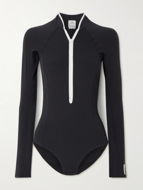 Hunza G Tyra Two-tone Swimsuit