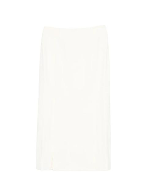 RÓHE short-slit midi skirt