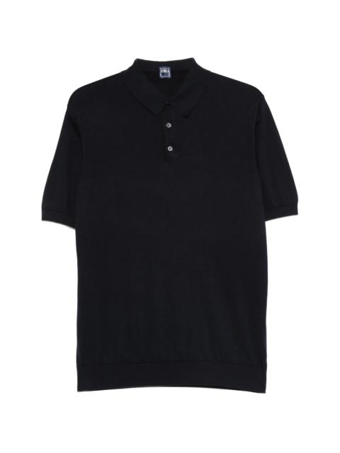 FEDELI Fedeli Button-up Polo Shirt