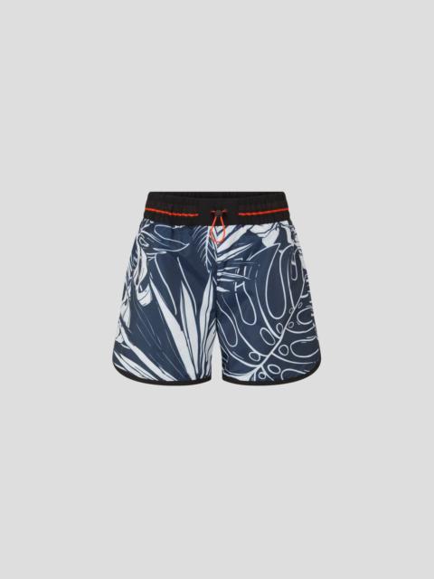 BOGNER SOFY SHORTS IN PETROL/WHITE