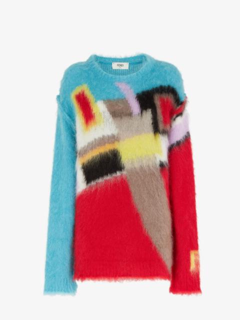 FENDI Multicolor mohair sweater