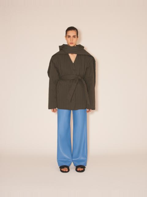 Nanushka HILL - HILL_DARK_MOSS_SUSTAINABLE_TECH_COATING