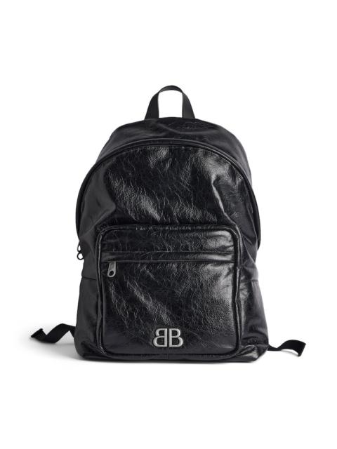 BALENCIAGA Men's Monaco Backpack in Black