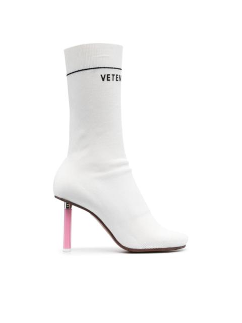 VETEMENTS heeled ankle sock boots