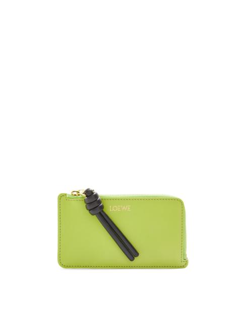 Loewe Knot coin cardholder in shiny nappa calfskin