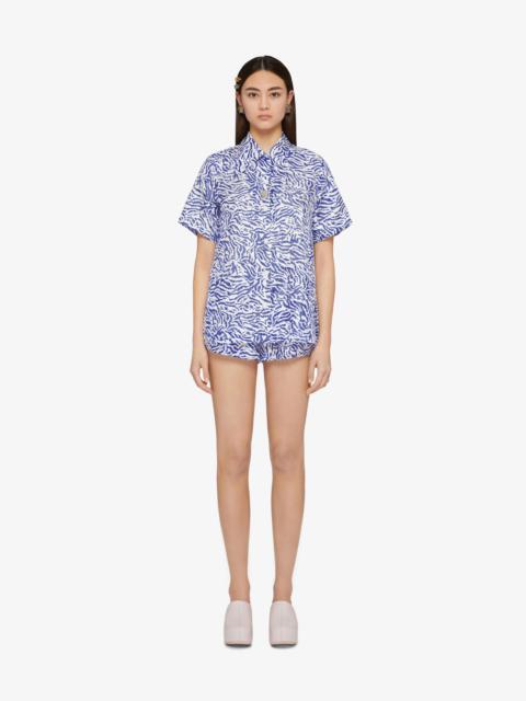 Givenchy SHORTS IN PRINTED SILK