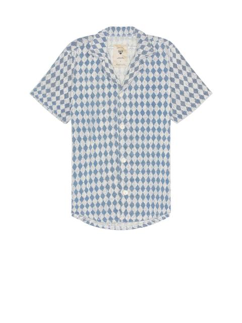 OAS Navy Diamond Cuba Terry Shirt