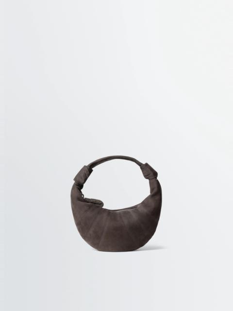 Lemaire MINI FORTUNE CROISSANT BAG IN ALPACA NUBUCK LEATHER