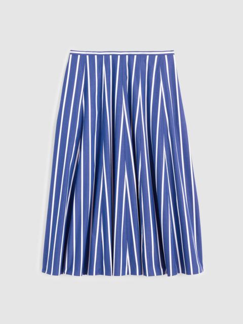 Madewell A-Line Midi Skirt in Poplin