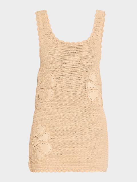 RAMY BROOK Cara Floral Crochet Mini Dress