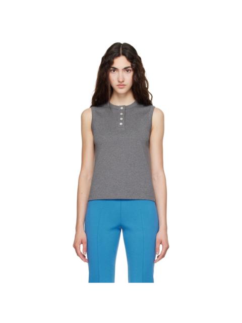 FLORE FLORE SSENSE Exclusive Gray Jess Tank Top