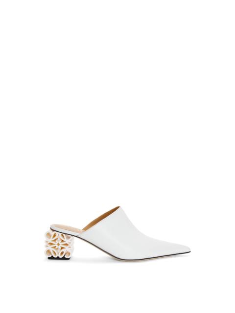 Loewe Anagram heel mule in calfskin