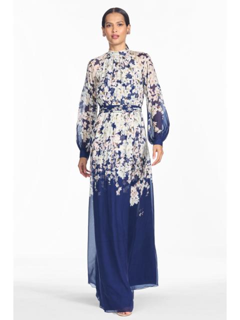 SACHIN & BABI VALERIA GOWN - SAKURA NOCTURNE