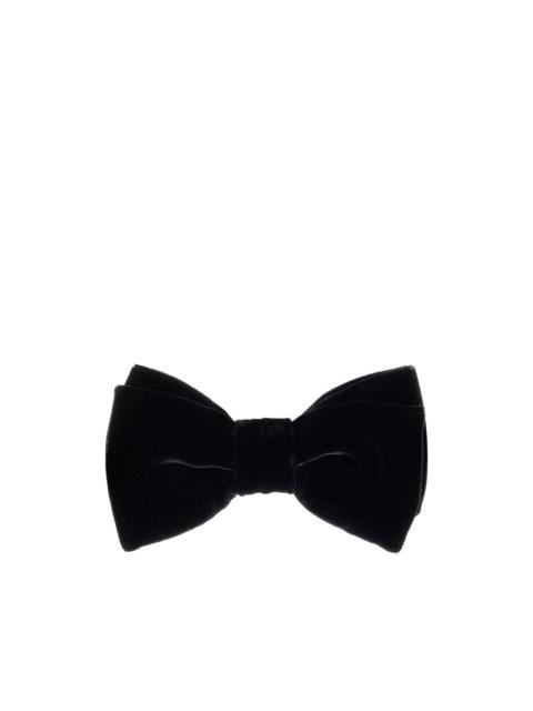 VERSACE velvet bow tie