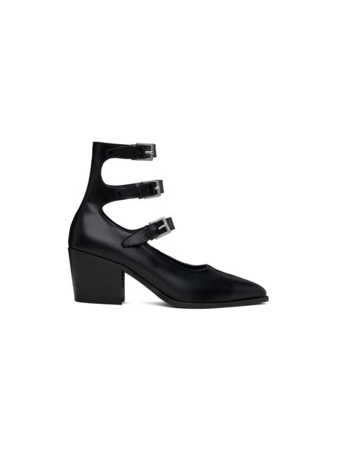 JUUN.J Black Mary Jane Heels