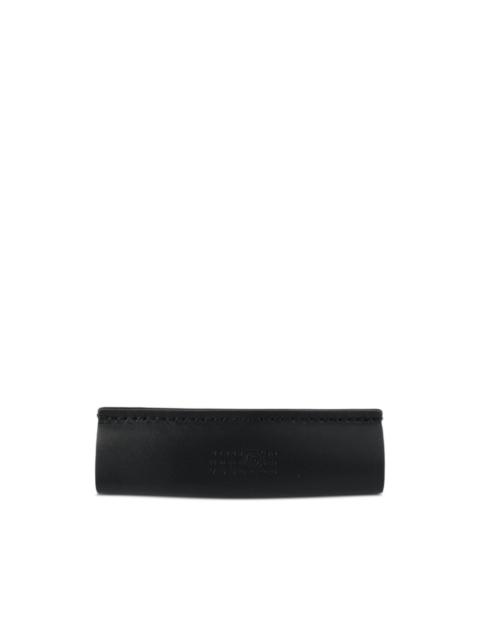 MM6 Maison Margiela logo-detail leather hair clip