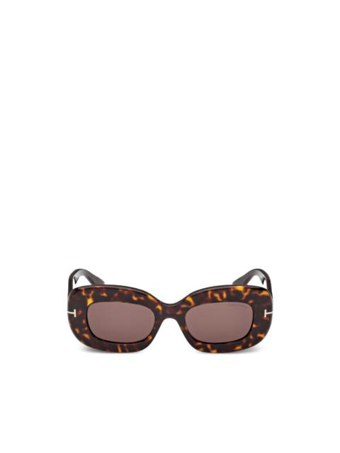 TOM FORD t-detail geometric sunglasses