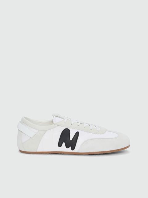 MSGM Off-white Super Flat suede sneakers