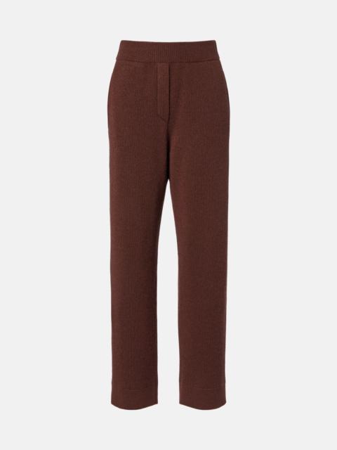 Brunello Cucinelli Cashmere-blend straight pants