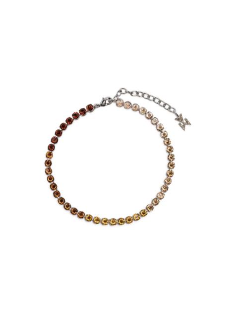 Amina Muaddi crystal-embellished bracelet
