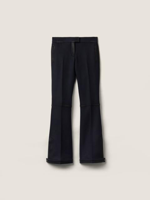 Miu Miu Double wool pants