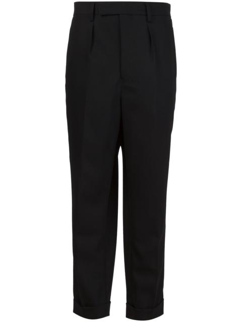 Junya Watanabe wide leg turn-up trousers