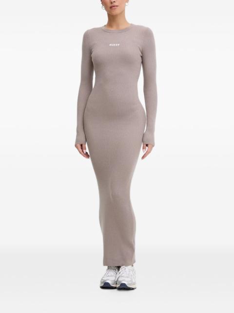 GUESS USA logo-detal maxi dress