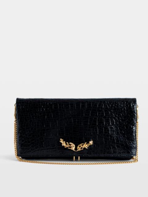 Zadig & Voltaire Rock Embossed Clutch