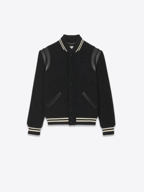 SAINT LAURENT teddy jacket in wool