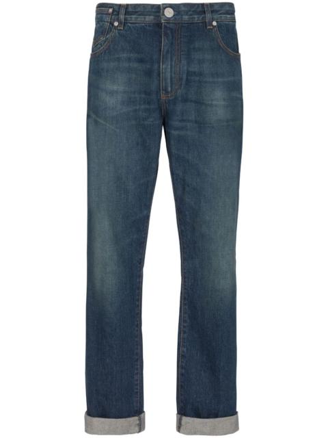 Balmain Vintage straight jeans with logo
