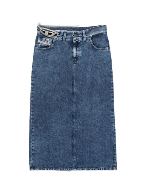 Diesel Denim midi skirt