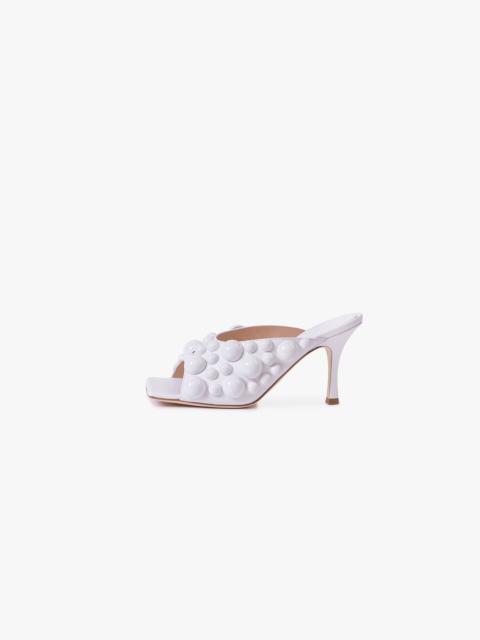 A.W.A.K.E. MODE NEW MARION EMBELLISHED MULE PUMP WHITE