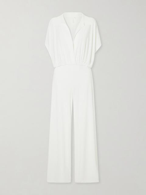 NORMA KAMALI Draped Jersey Jumpsuit