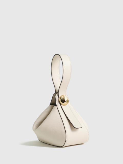 Madewell The Sculpted Metal Wristlet Bag