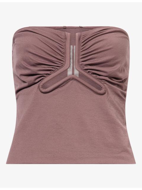 Rick Owens Alannah Cut-Out Jersey Bustier Top