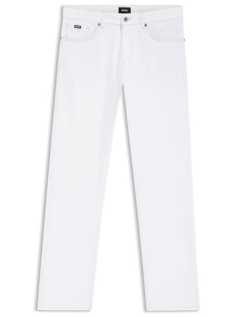 BOSS BOSS SELECTED BY SHOHEI OHTANI JEANS IN WHITE DENIM