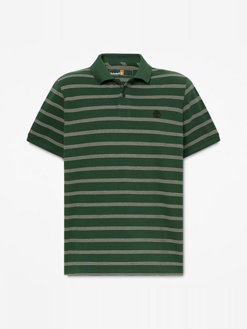 Timberland Men's Millers River Striped Short-Sleeve Polo