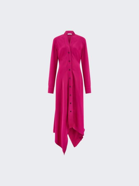 FERRAGAMO Shirt Dress Purple Cherise Pink