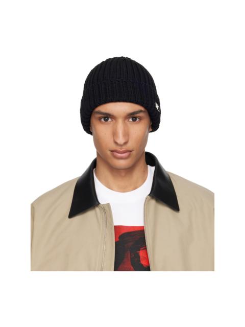 Givenchy Black Safety Pin Beanie