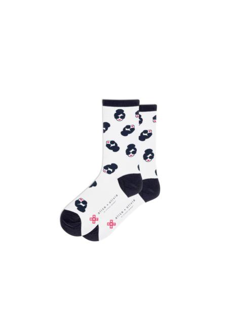 Alice + Olivia A+O X HOTSOX CREW SOCKS