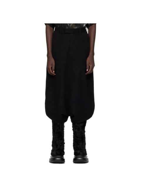 Julius Black Geometric Trousers