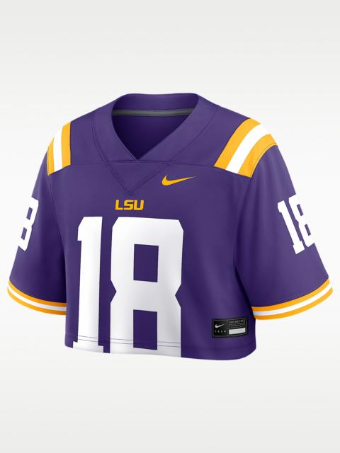 Nike LSU Women's Nike Dri-FIT College Cropped Game Jersey