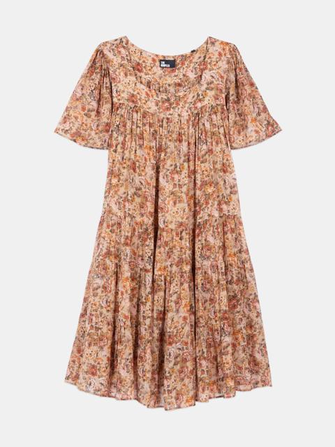 The Kooples FLORAL PRINT SHORT DRESS