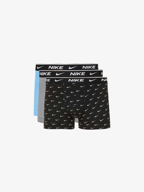 Nike Pack of three Everyday stretch-cotton jersey trunks
