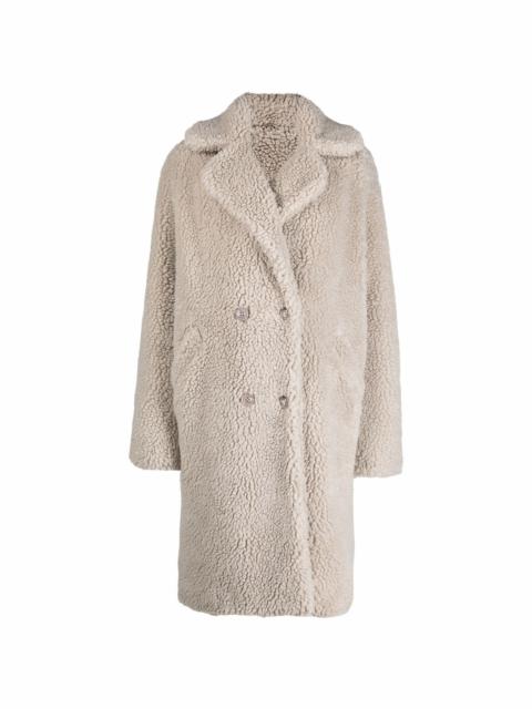 PHILIPP PLEIN Teddy Bear oversized cocoon coat