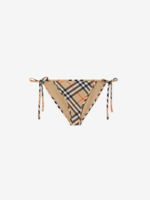 Burberry Check Bikini Briefs