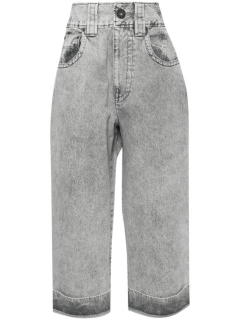 VAQUERA Baby low-rise wide-leg jeans