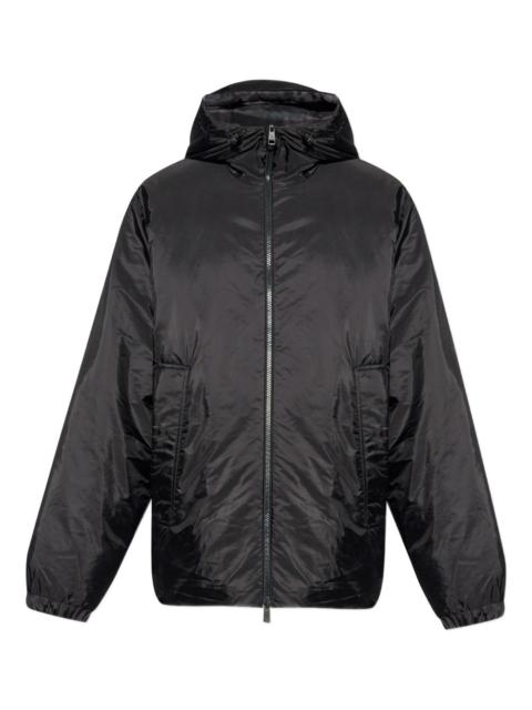 Moncler zip-fastening hooded puffer jacket