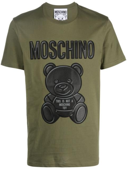 Moschino logo-print organic-cotton T-shirt