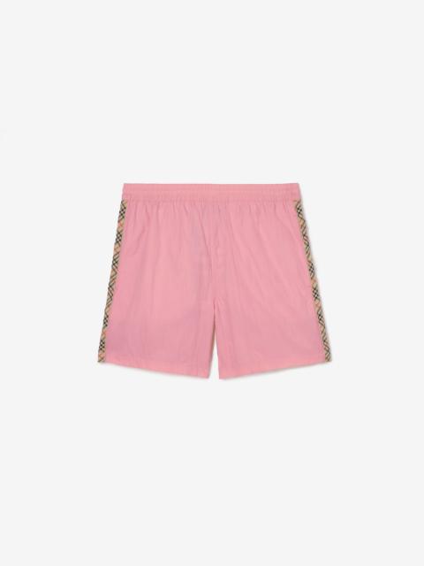 Burberry Check Trim Swim Shorts